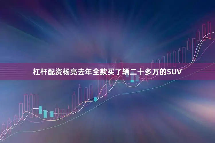 杠杆配资杨亮去年全款买了辆二十多万的SUV